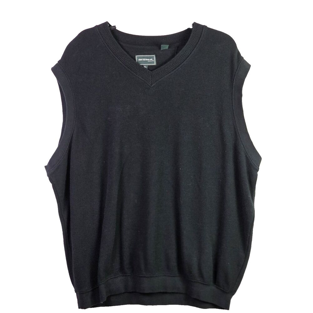 Bolle Men's XL Black V-Neck Golf Vest
